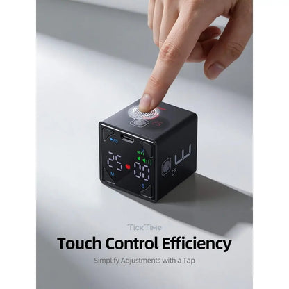 Llano Ticktime Pomodoro Timer Cube - Boost Productivity with Silent Alerts, Vibration, and Adjustable Sounds, Perfect for ADHD and Task Management