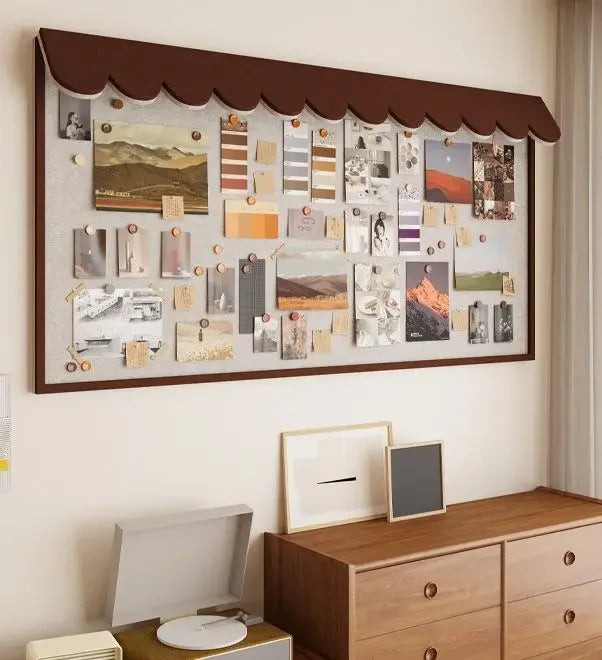 Felt Board Wall Sticker Thickened Message Board Cork Board for Office Felt Bulletin Board Tiles for Office Wall