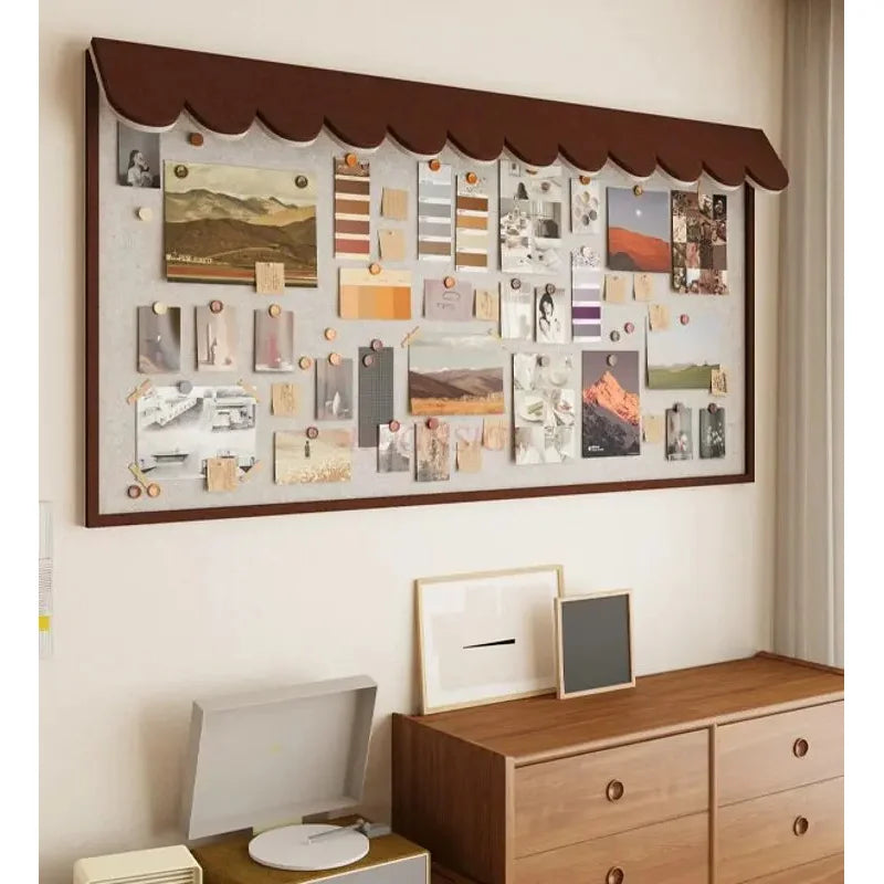 Felt Board Wall Sticker Thickened Message Board Cork Board for Office Felt Bulletin Board Tiles for Office Wall