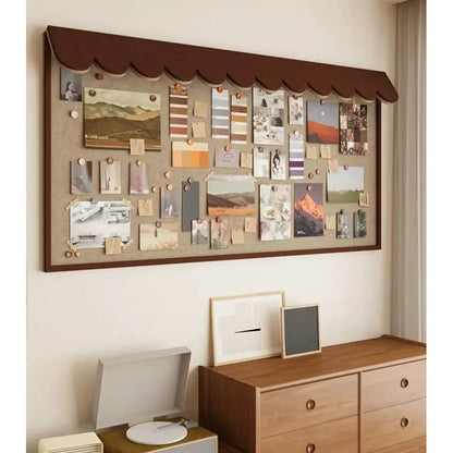 Felt Board Wall Sticker Thickened Message Board Cork Board for Office Felt Bulletin Board Tiles for Office Wall