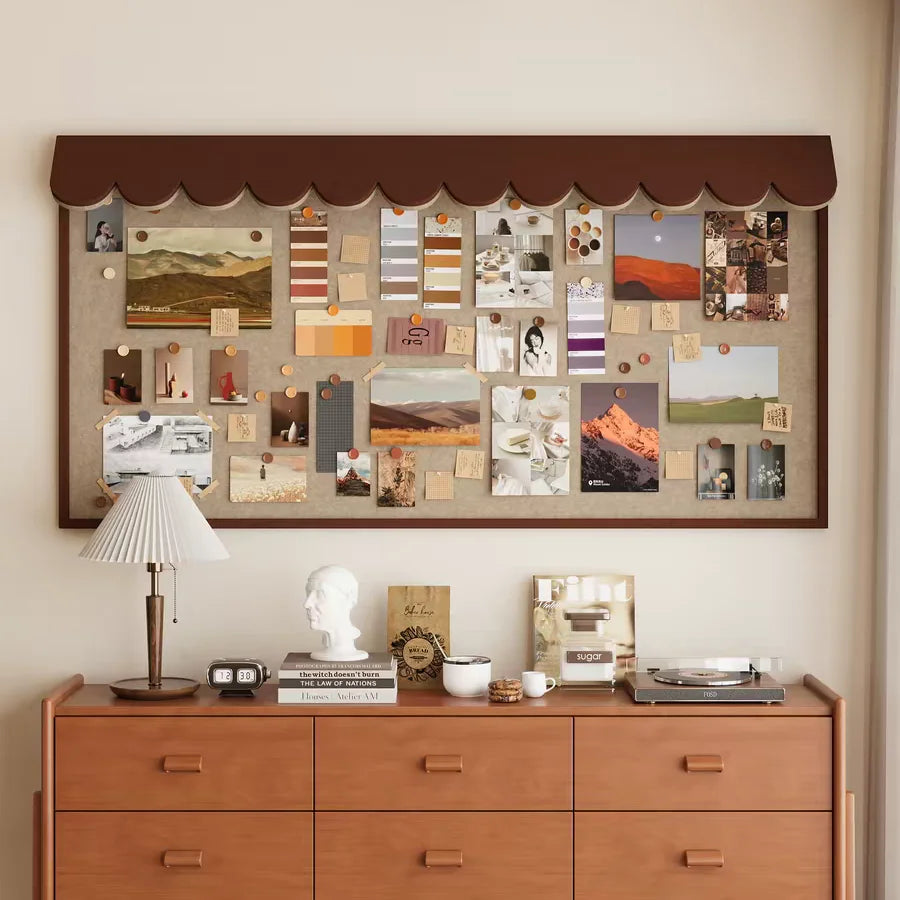 Felt Board Wall Sticker Thickened Message Board Cork Board for Office Felt Bulletin Board Tiles for Office Wall
