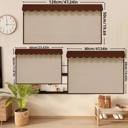 Felt Board Wall Sticker Thickened Message Board Cork Board for Office Felt Bulletin Board Tiles for Office Wall