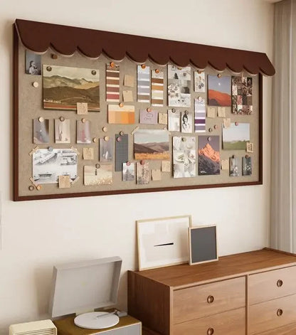 Felt Board Wall Sticker Thickened Message Board Cork Board for Office Felt Bulletin Board Tiles for Office Wall