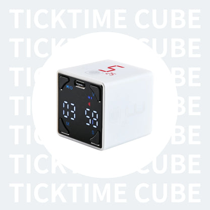 Llano Ticktime Pomodoro Timer Cube - Boost Productivity with Silent Alerts, Vibration, and Adjustable Sounds, Perfect for ADHD and Task Management
