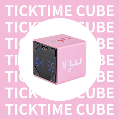Llano Ticktime Pomodoro Timer Cube - Boost Productivity with Silent Alerts, Vibration, and Adjustable Sounds, Perfect for ADHD and Task Management